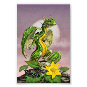 Zucchini Dragon 4x6 Print