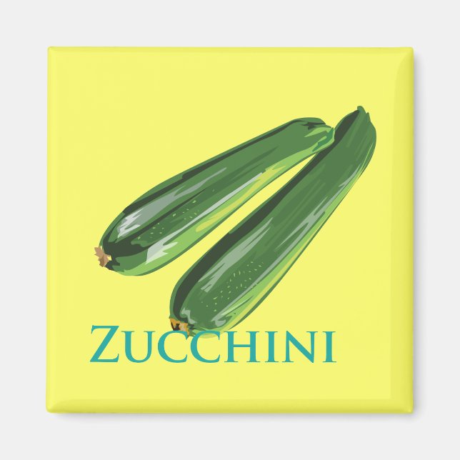 Zucchini Squash Magnet (Front)