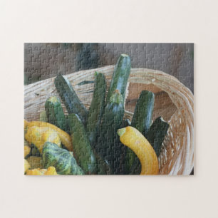 Zucchini Summer Squash Gourds Vegetables  Jigsaw Puzzle