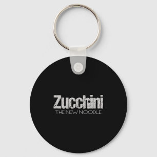 Zucchini The New Noodle T Shirt Vegetarian Gluten  Keychain