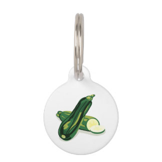Zucchini Vegetable Pet Tag