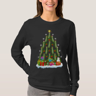 Zucchini Xmas Tree Lighting Santa Zucchini Christm T-Shirt