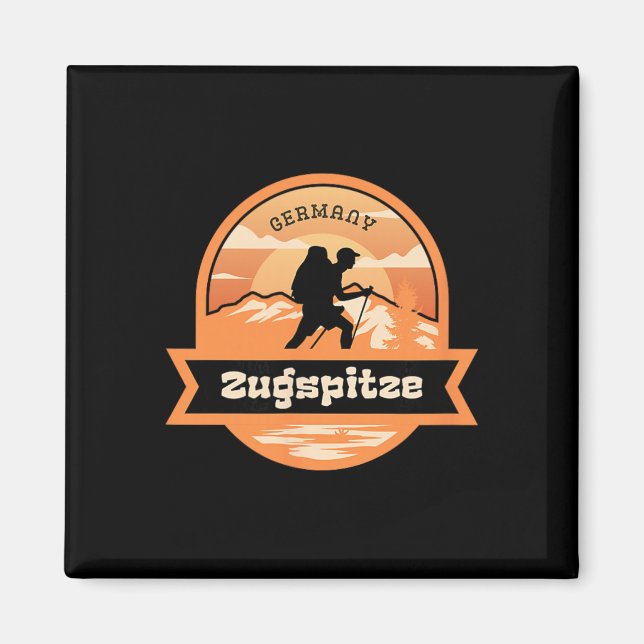 Zugspitze Climbing Germany Alps Mountains Tyrol Hi Magnet (Front)