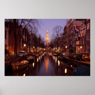 Zuiderkerk in Amsterdam Netherlands Poster