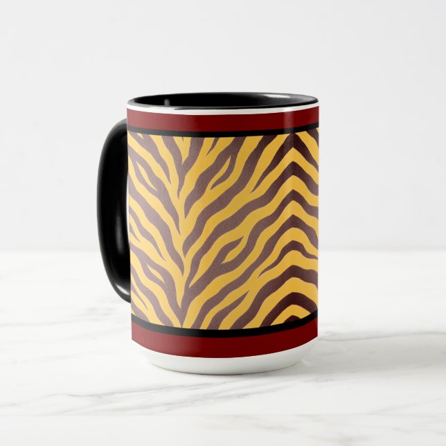 "ZULU PRINT" - 15 OZ. COFFEE MUG (Front Left)