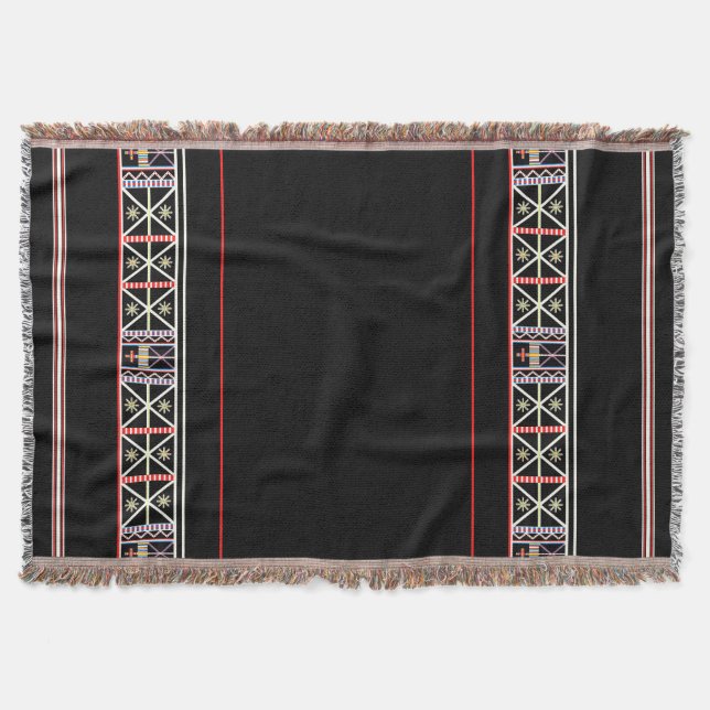 Zulu Queen's Embrace  Throw Blanket (Front)