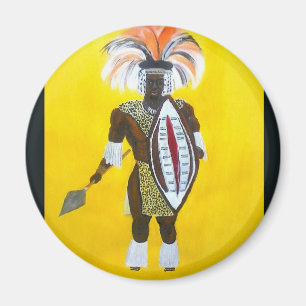 Zulu Warrior Magnet