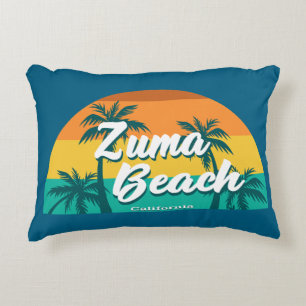 Zuma Beach California Accent Pillow