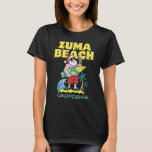 ZUMA BEACH CALIFORNIA Santa Christmas Surfing T-Shirt<br><div class="desc">ZUMA BEACH CALIFORNIA Santa Christmas Surfing</div>