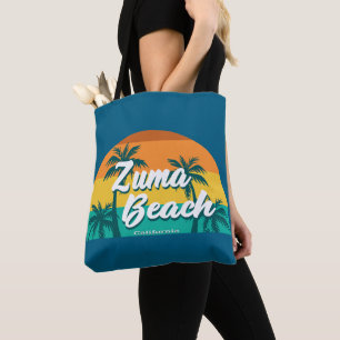 Zuma Beach California Tote Bag