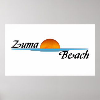 Zuma Beach Poster