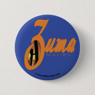 Zuma Beach Sunset 2 Inch Round Button
