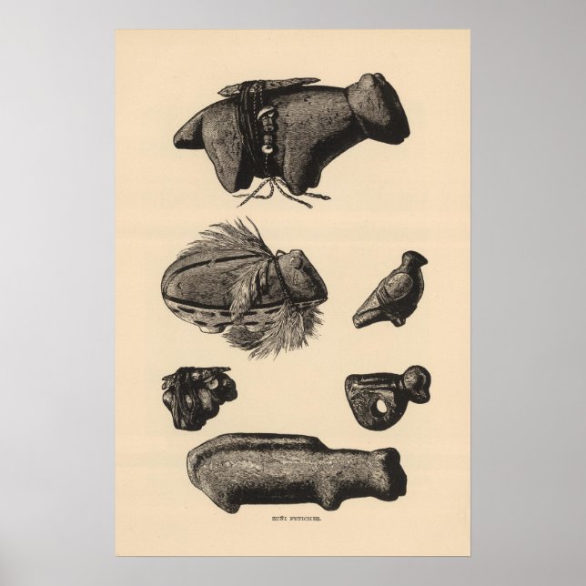 Zuni fetiches poster (Front)