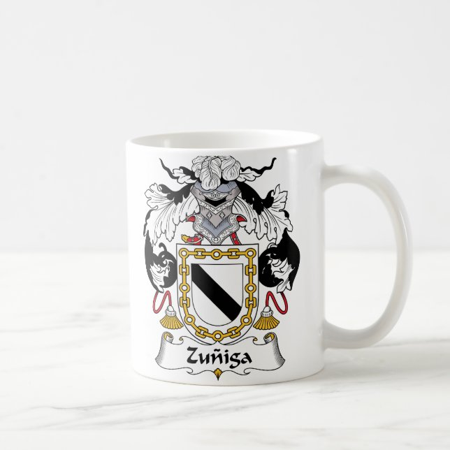 Zuniga Family Crest Coffee Mug (Right)