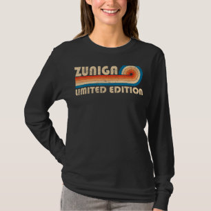 ZUNIGA Surname Retro Vintage 80s 90s Birthday Reun T-Shirt