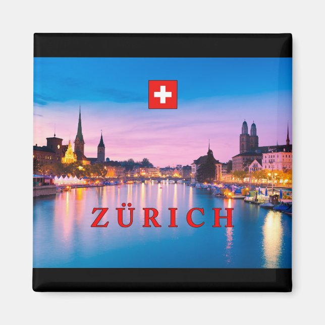 Zurich 003D Magnet (Front)