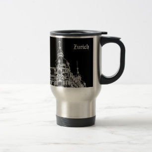 Zurich architecture travel mug