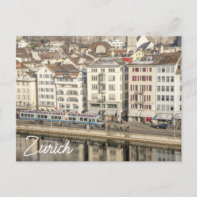 Zurich Postcard Switzerland Greeting  (Front)