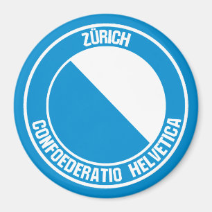Zürich Round Emblem Magnet