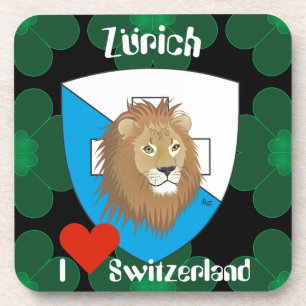 Zürich Schweiz Kork-Untersetzer Coaster