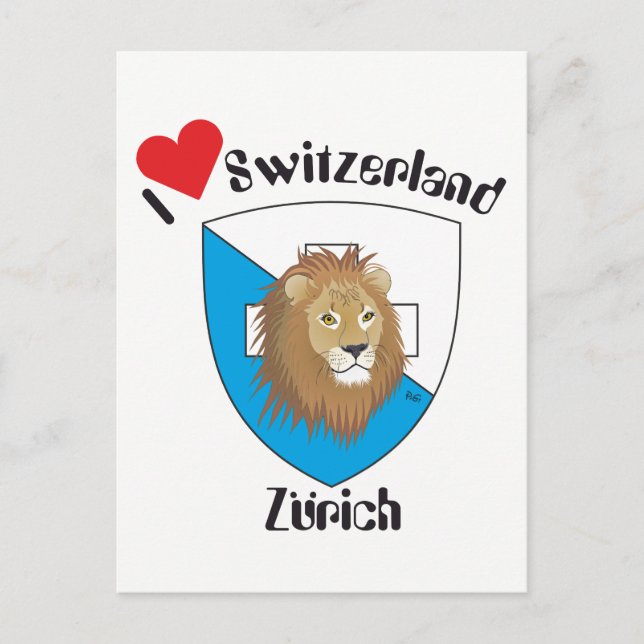 Zürich Schweiz Postkarte Postcard (Front)