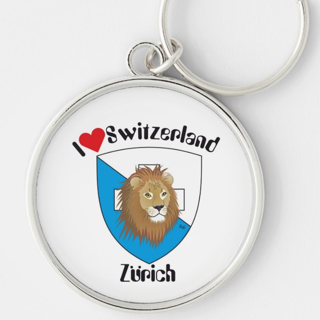 Zürich Schweiz Schlüsselanhänger Keychain (Front)