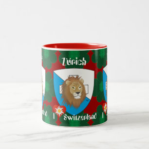 Zürich Schweiz Suisse Svizzera Tasse Two-Tone Coffee Mug