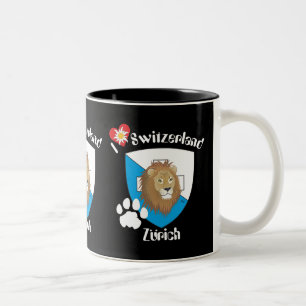 Zürich Schweiz Suisse Svizzera Tasse Two-Tone Coffee Mug