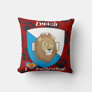 Zürich Schweiz Switzerland Kissen Throw Pillow