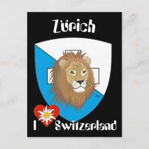 Zürich Schweiz Switzerland Postkarte Postcard