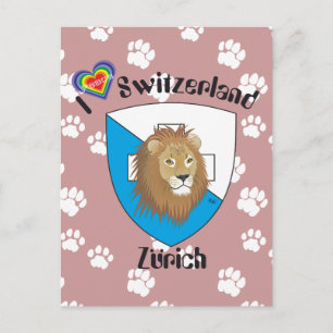 Zürich Schweiz Switzerland Postkarte Postcard