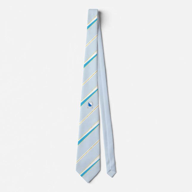 Zurich stripes flag tie (Front)