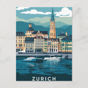 Zurich Switzerland Postcard