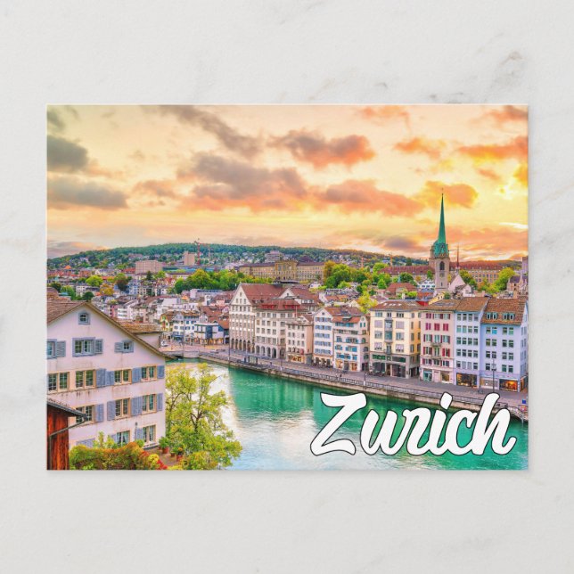 Zurich, Switzerland Postcard (Front)