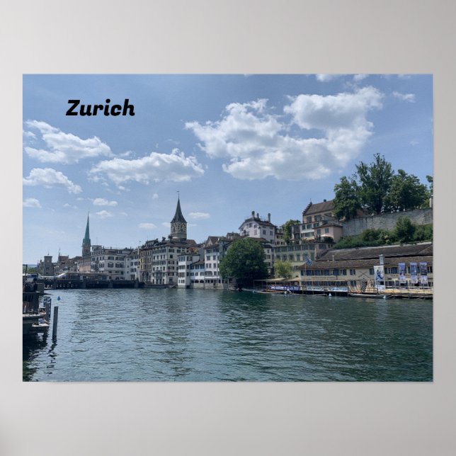 Zurich Switzerland Poster (Front)