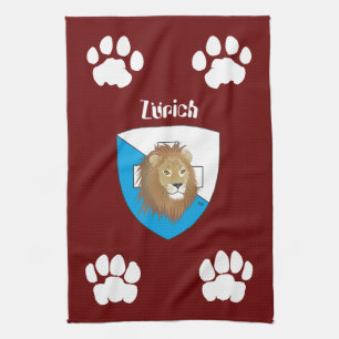 Zurich Switzerland - Suisse - Svizzera Dishcloths Kitchen Towel