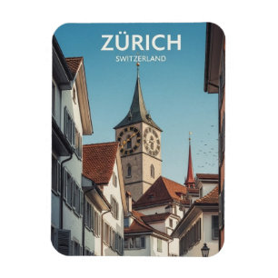 Zurich Switzerland Travel Magnet