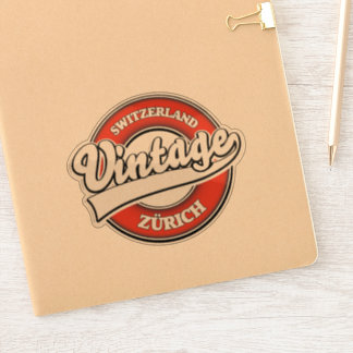 Zürich Switzerland vintage style logo