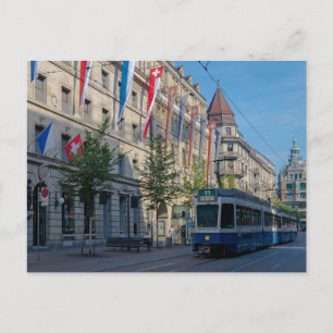 Zurich Tram Postcard