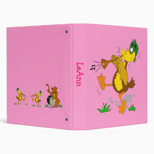 Zurna Musical Cartoon Duck Custom Balkan Music Binder