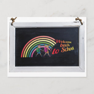 Zurück  Willkommen zurück zur Schule Postcard