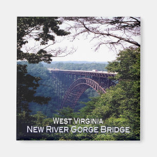 zUS018 NEW RIVER GORGE BRIDGE, Virginia, Fridge Magnet