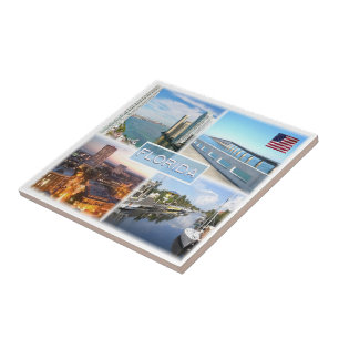 zUS025 FLORIDA, Mosaic, America, Tile