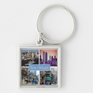 zUS049 NEW ORLEANS LOUISIANA, Mosaic, Keychain