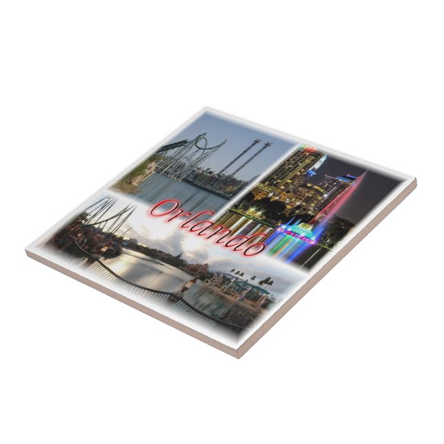 zUS056 ORLANDO Florida, Orlando, America, Tile (Side)
