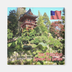 zUS064 SAN FRANCISCO, Japanes Tea Garden, Fridge Magnet