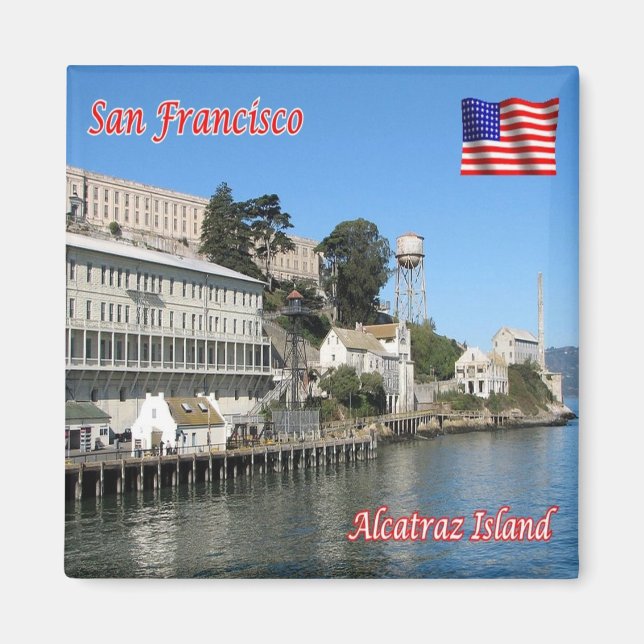 zUS082 SAN FRANCISCO, Alcatraz Island, Fridge Magnet (Front)