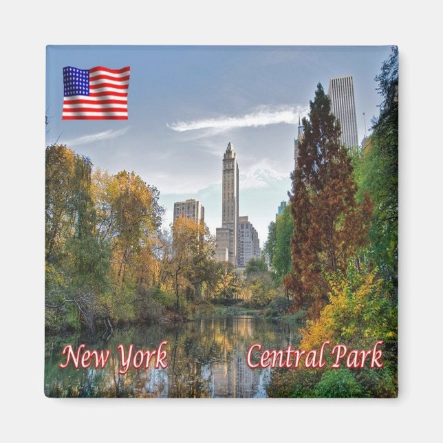 zUS102 CENTRAL PARK,New York City, America, Fridge Magnet (Front)