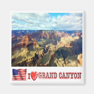 zUS140 GRAND CANYON I Love, Arizona, Fridge  Magnet