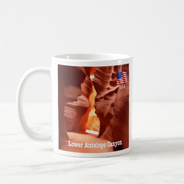 zUS191 ANTELOPE CANYON, Arizona, America, Coffee Mug (Left)